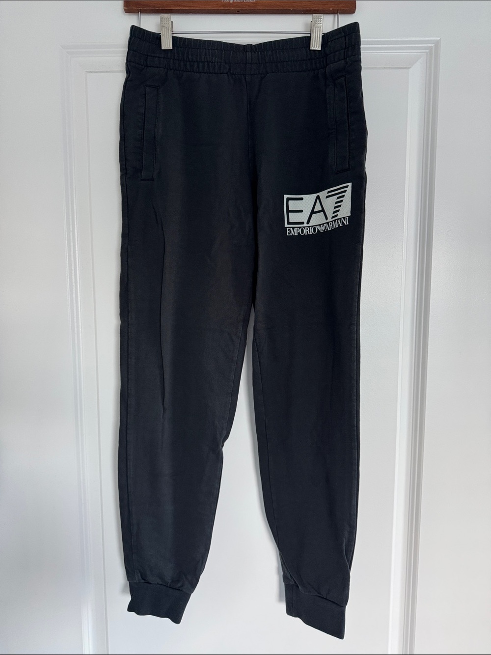 NWOT EA7 Emporio Armani Logo Regular Fit Sweatpants XS
